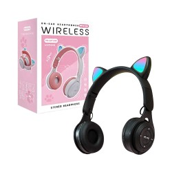 Auriculares Inalámbricos M6 Cat Ear Negro Auriculares Inalámbricos M6 Cat Ear Negro